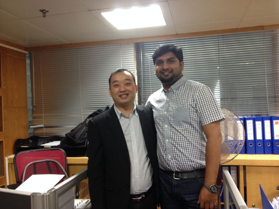 東勝物流-印度客戶(hù)合影