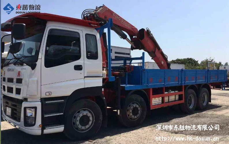 江門到香港吊機車運輸-江門到香港吊機車物流公司