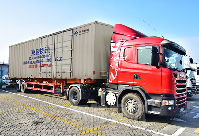 香港貨車專線往返運輸；包車運輸案例